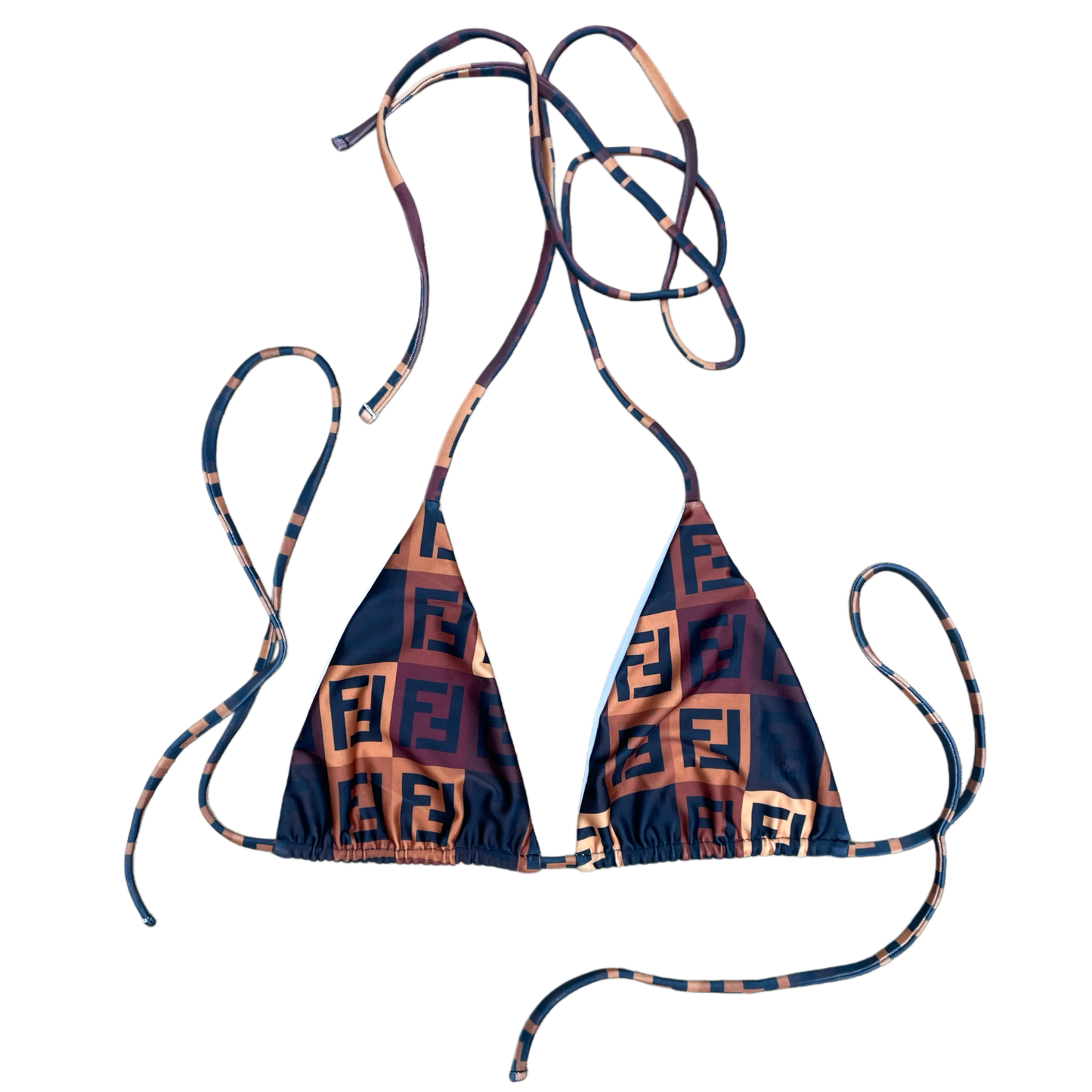 STAX BROWN BIKINI TOP