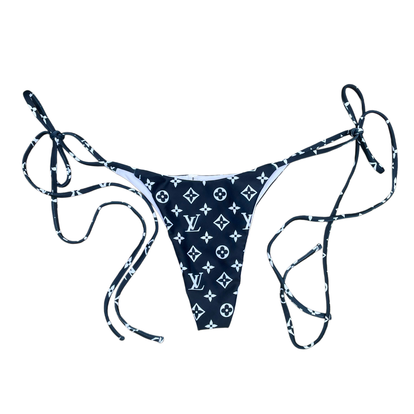 LV BLACK BIKINI BOTTOM