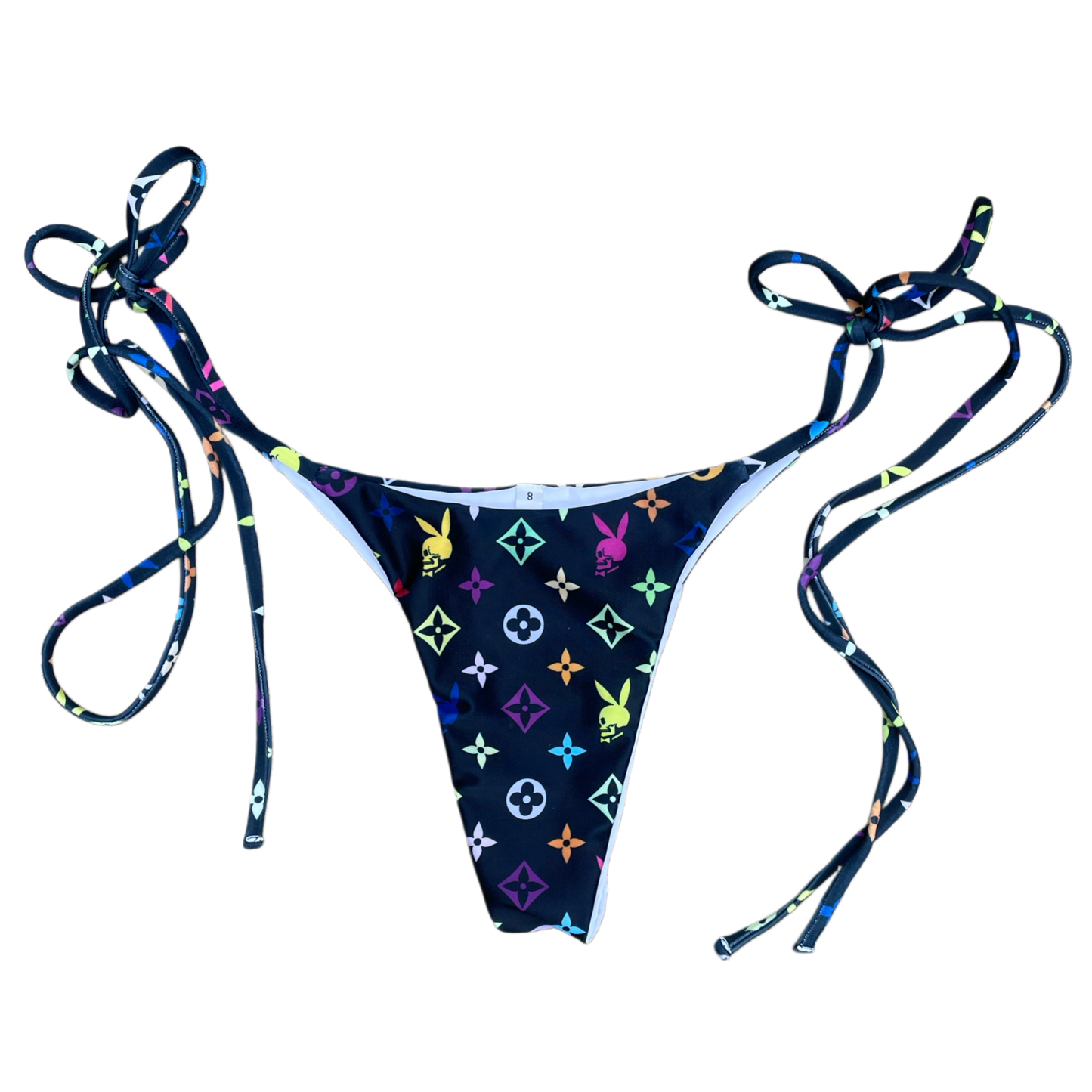 OG COCAINE SLIM BLK BIKINI BOTTOM