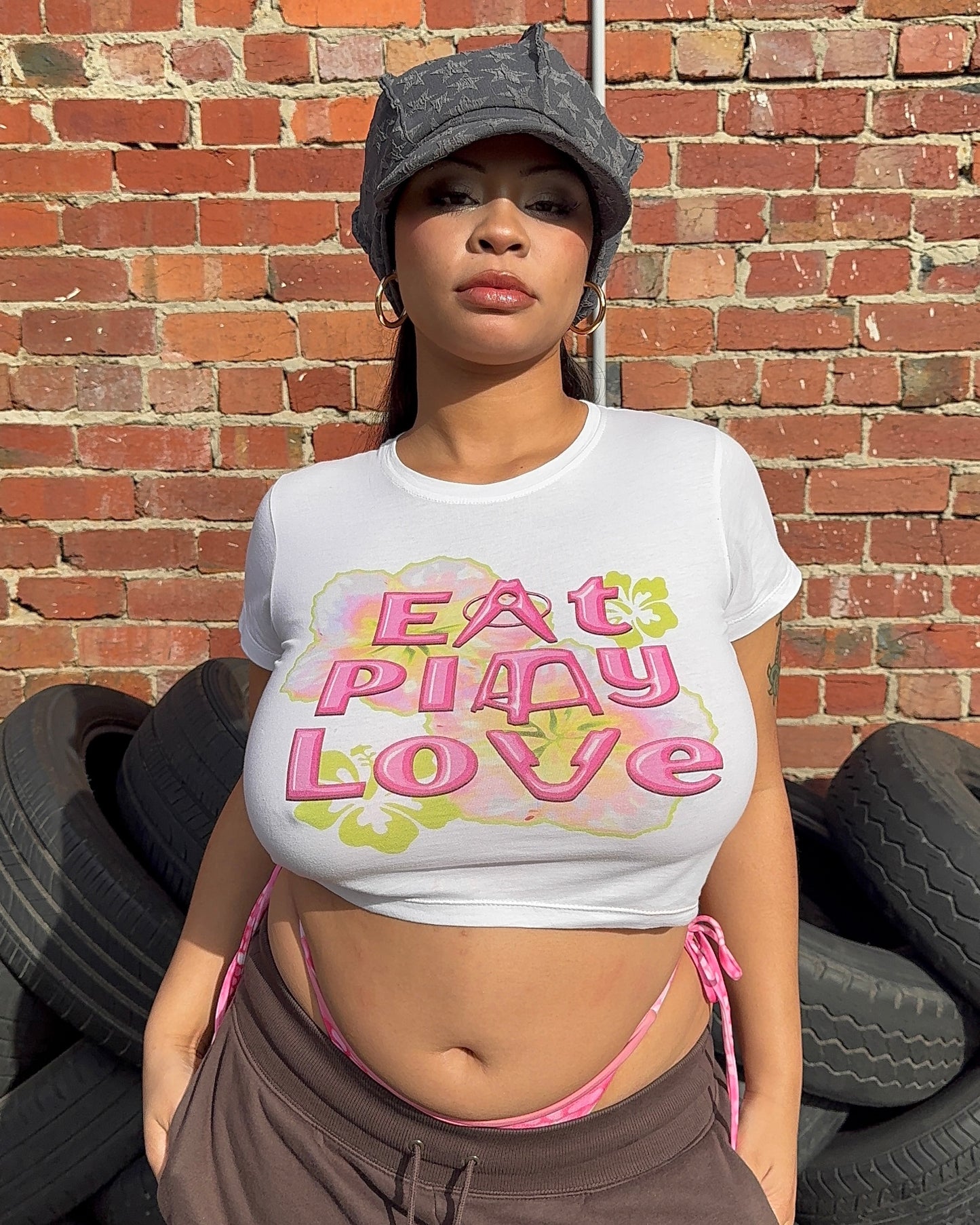 BABY TEE - EAT PLAY LOVE ‘PINK’