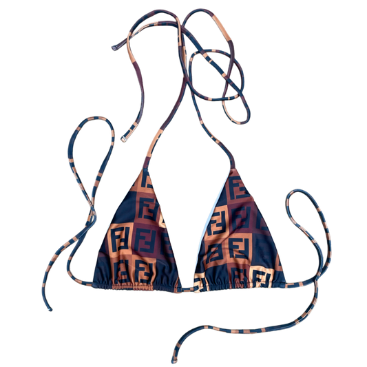 STAX BROWN BIKINI TOP