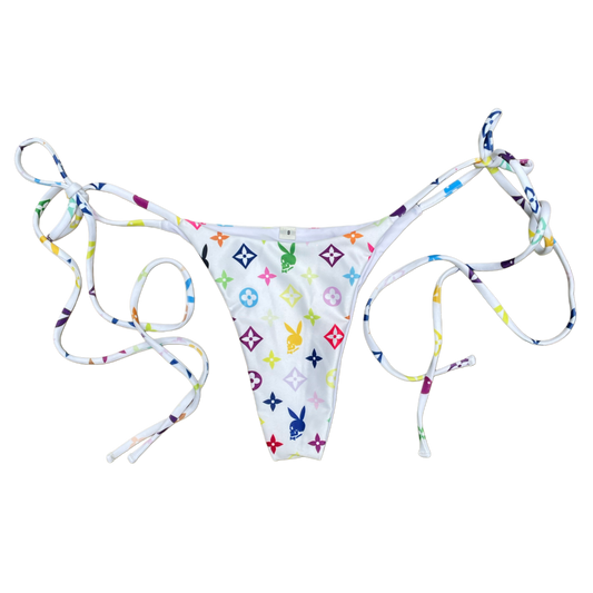 OG COCAINE SLIM WHT BIKINI BOTTOM