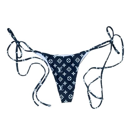 LV BLACK BIKINI BOTTOM