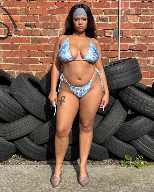 EAT PLAY LOVE BIKINI BOTTOM ICE BLUE